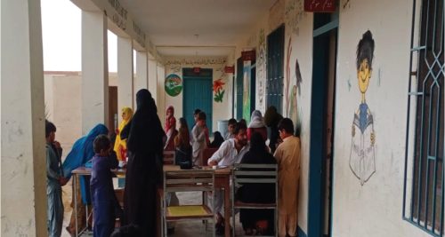 Distribution of computers for hunar school at Khuzdar