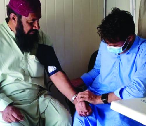 Mobile medical dispensary visited Ferozabad, Khuzdar