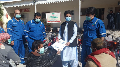 Distribution of tri motorcycles to disabled persons