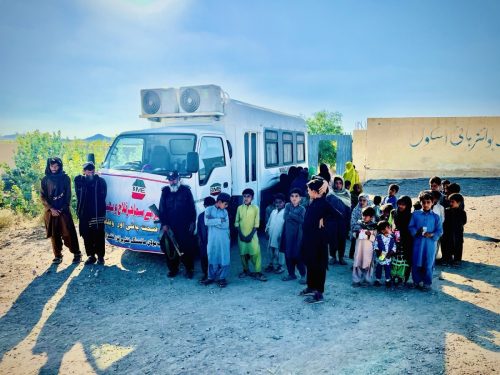 BME mobile dispensary near Gunga Khuzdar Firozabad