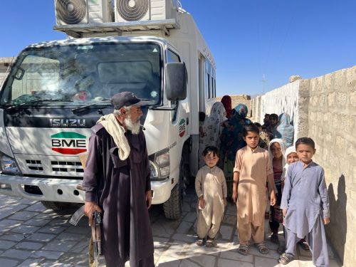 BME mobile dispensary near Gunga Khuzdar Firozabad